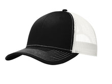 Load image into Gallery viewer, Port Authority Leather Patch Trucker Hat