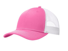 Load image into Gallery viewer, Port Authority Leather Patch Trucker Hat