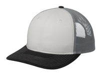 Load image into Gallery viewer, Port Authority Leather Patch Trucker Hat