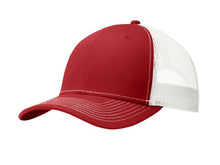 Load image into Gallery viewer, Port Authority Leather Patch Trucker Hat