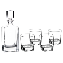 Load image into Gallery viewer, Engraved Rectangular Glass Decanter