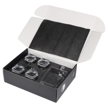 Load image into Gallery viewer, Engraved Rectangular Glass Decanter