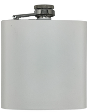 Load image into Gallery viewer, Groomsman 6oz Powder Coated Stainless Steel Flask UV Print