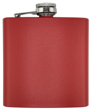Load image into Gallery viewer, Groomsman 6oz Powder Coated Stainless Steel Flask UV Print