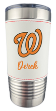 Load image into Gallery viewer, Customizable Team Logo Baseball Tumbler