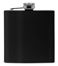 Load image into Gallery viewer, Groomsman 6oz Powder Coated Stainless Steel Flask Laser Engraved