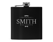 Load image into Gallery viewer, Groomsman Mustache Flask