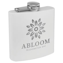 Load image into Gallery viewer, Custom 6oz Powder Coated Stainless Steel Flask