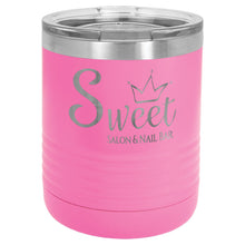 Load image into Gallery viewer, Personalized 10oz Insulated Tumbler w/ Clear Lid
