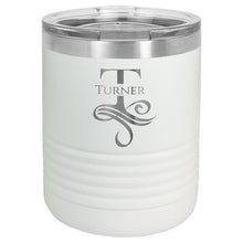 Load image into Gallery viewer, Personalized 10oz Insulated Tumbler w/ Clear Lid