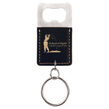 Load image into Gallery viewer, Leatherette Bottle Opener Keychain