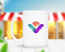 Load image into Gallery viewer, Personalized 15 oz Ceramic Mug Full Color