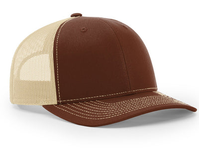 Richardson 112 Color Leather Patch Custom Trucker Hat