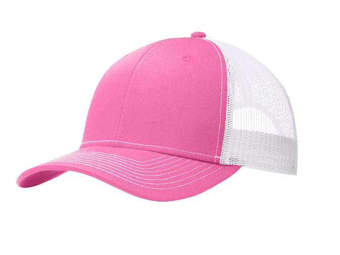 Port Authority Leather Patch Trucker Hat
