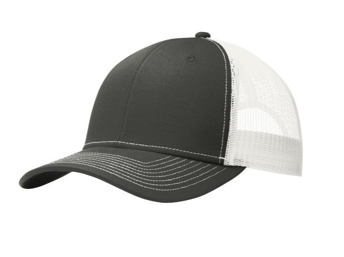 Port Authority Leather Patch Trucker Hat