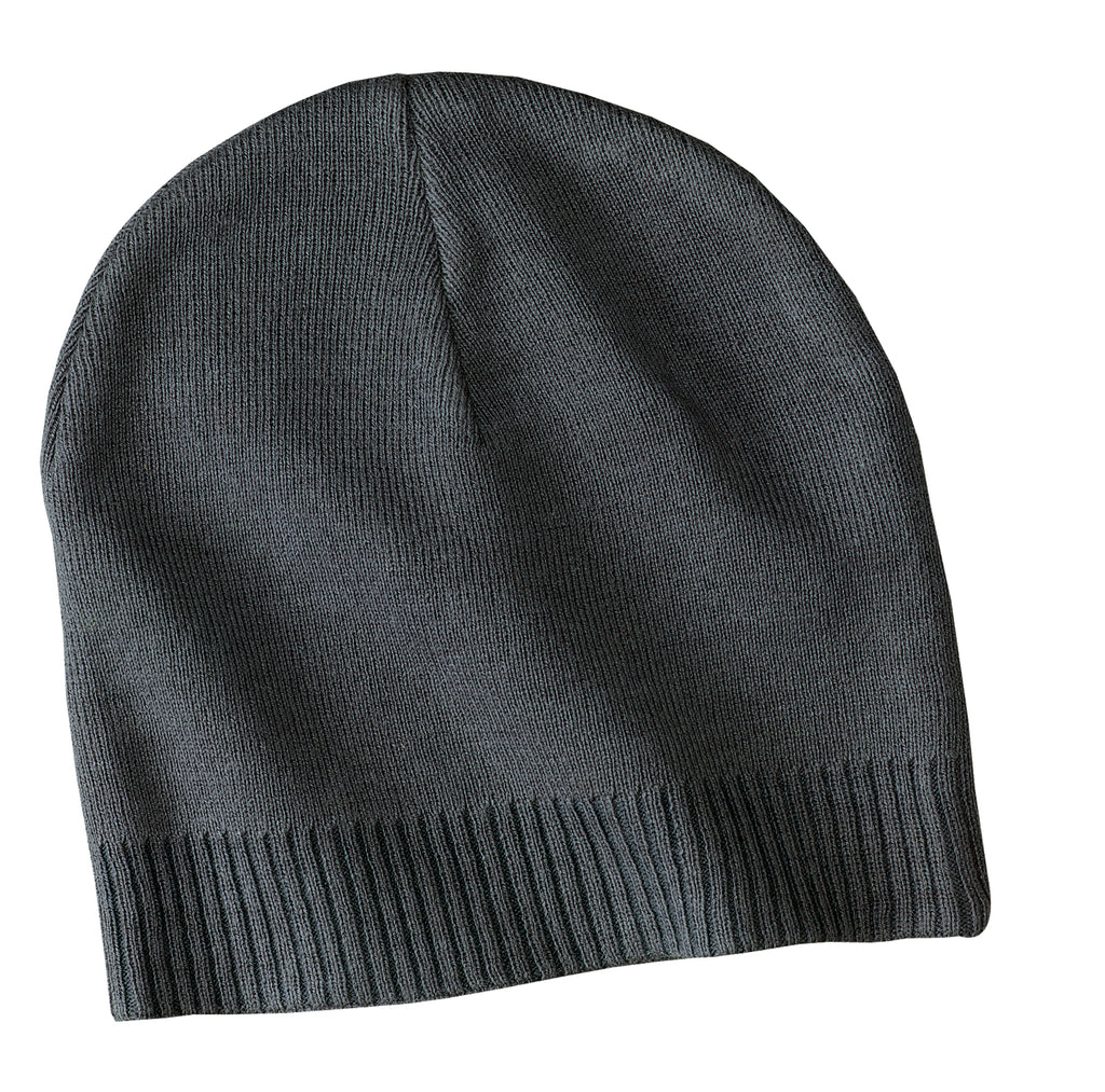 Port Authority Color Leather Patch Cotton Beanie