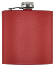 Load image into Gallery viewer, Groomsman 6oz Powder Coated Stainless Steel Flask UV Print
