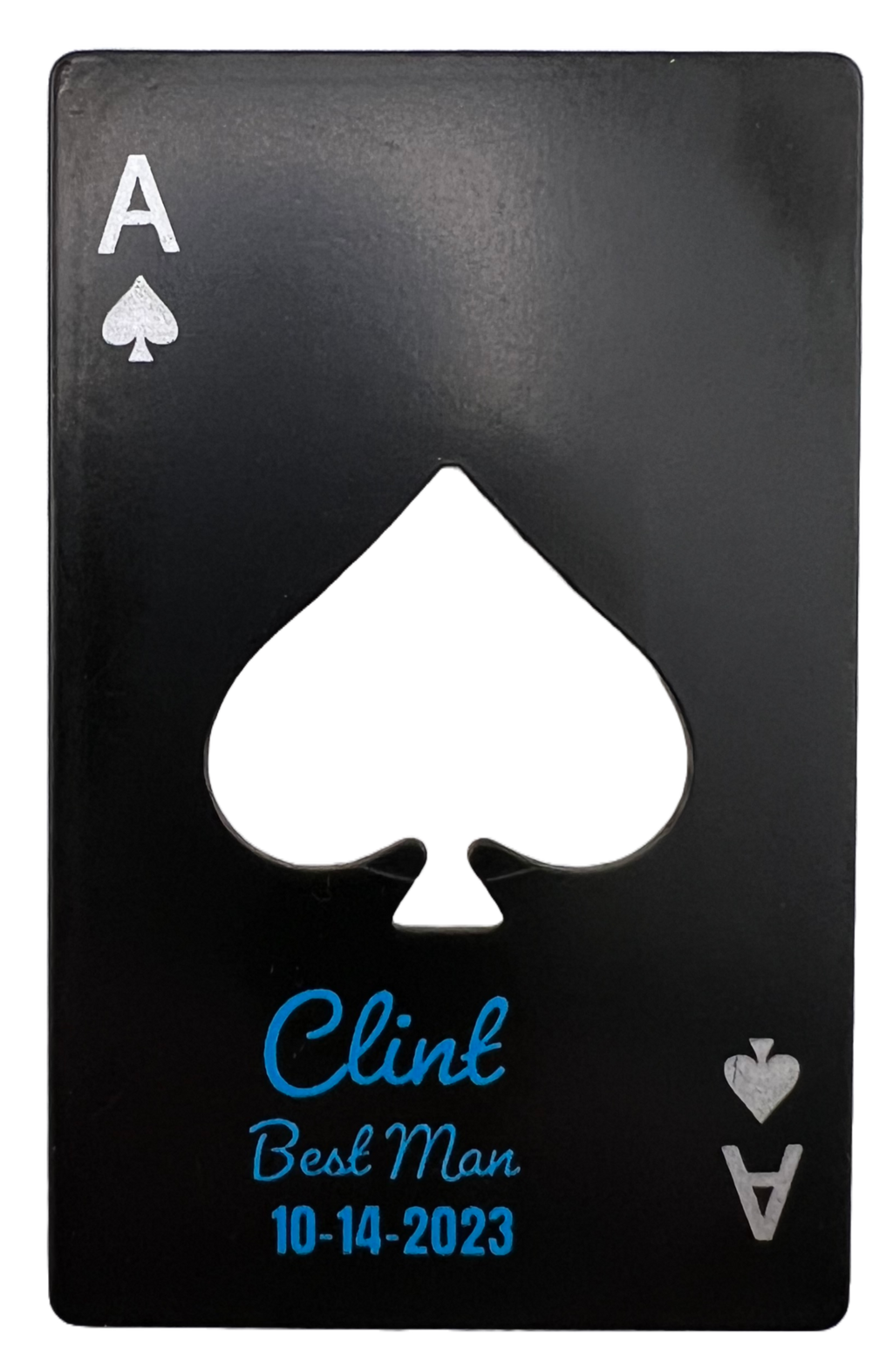 Ace of Spades Bottle Opener