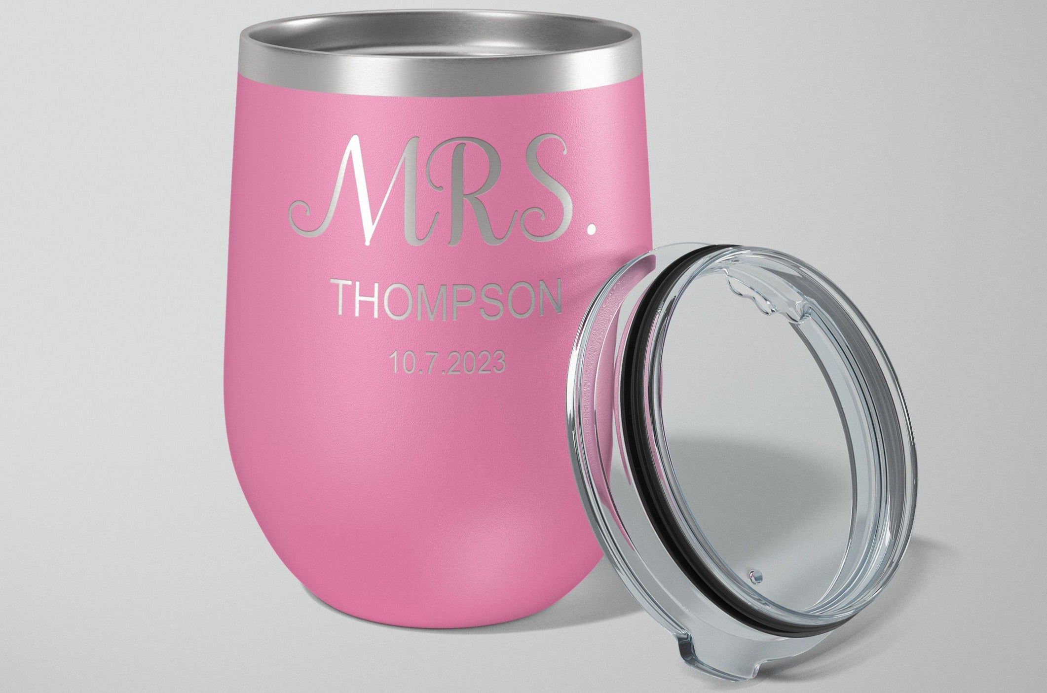 Mr & Mrs Engagement Wedding Wine / Lowball