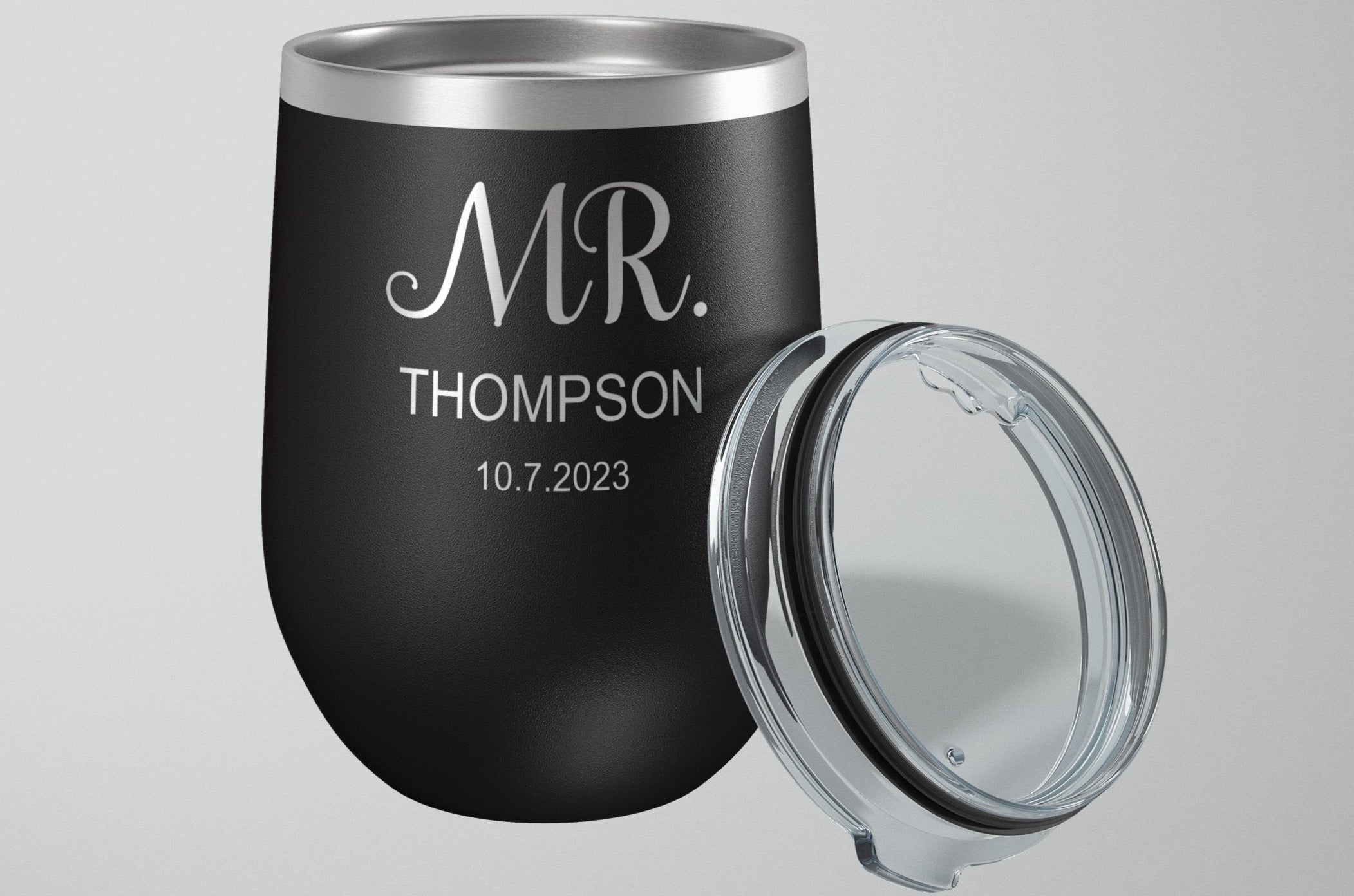 Mr & Mrs Engagement Wedding Wine / Lowball