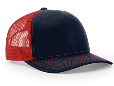 Richardson 112 Color Leather Patch Custom Trucker Hat