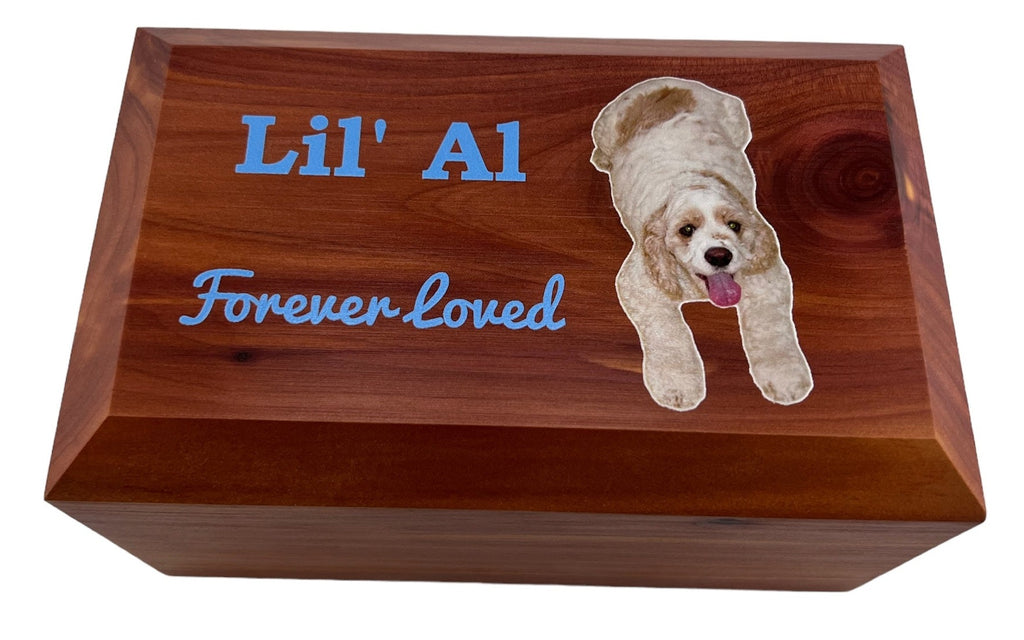 Custom Photo Pet Urn - Medium