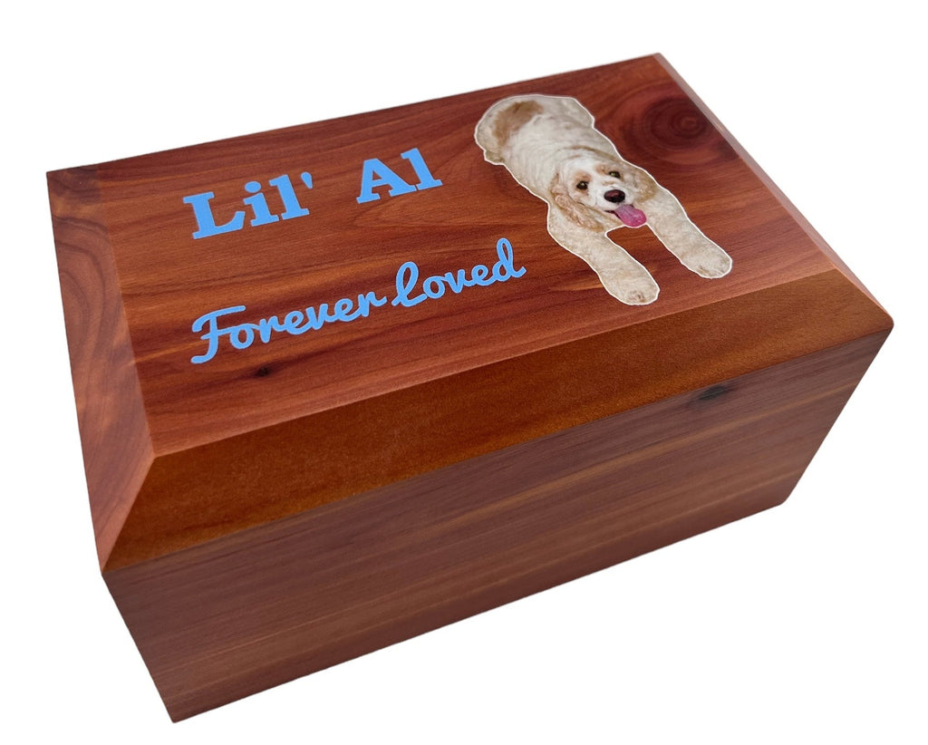 Custom Photo Pet Urn - Medium