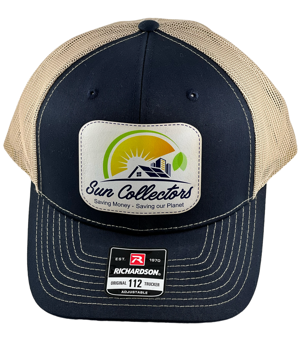 Richardson 112 Color Leather Patch Custom Trucker Hat
