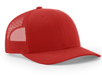 Red Richardson 112 trucker cap color option