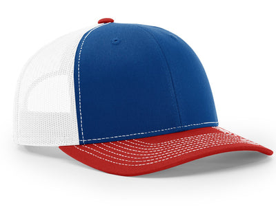 Richardson 112 Color Leather Patch Custom Trucker Hat