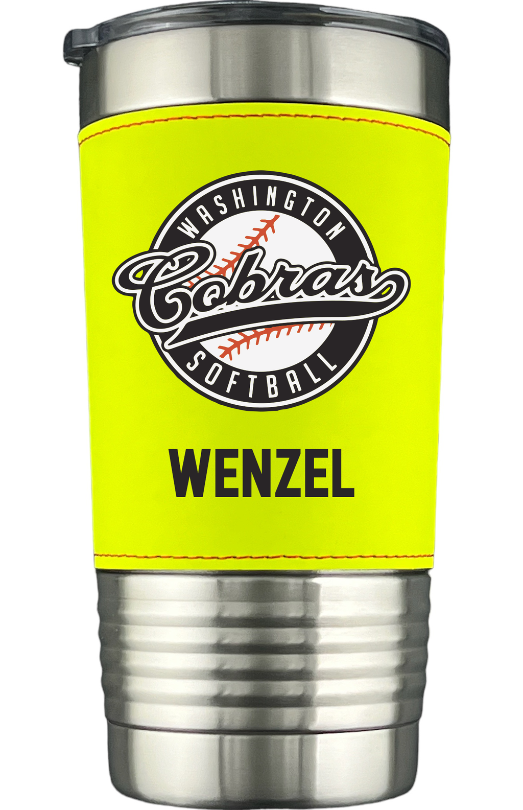 Customized Logo Softball 20oz Ringneck Tumbler