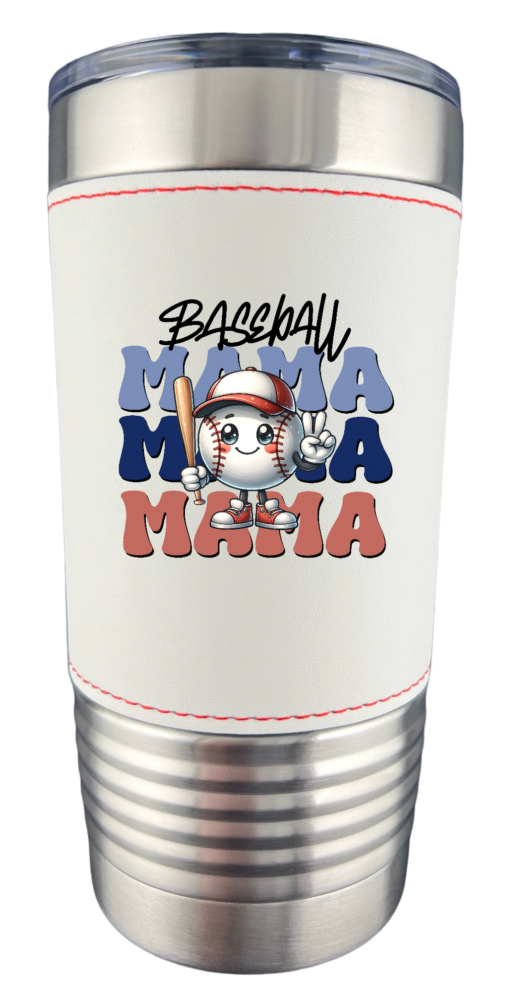 Baseball Mama 20oz Ring Neck Tumbler