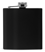 Load image into Gallery viewer, Groomsman 6oz Powder Coated Stainless Steel Flask Laser Engraved

