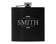 Load image into Gallery viewer, Groomsman Mustache Flask
