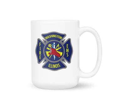 Firefighter design coffee mug