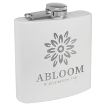 Load image into Gallery viewer, Custom 6oz Powder Coated Stainless Steel Flask
