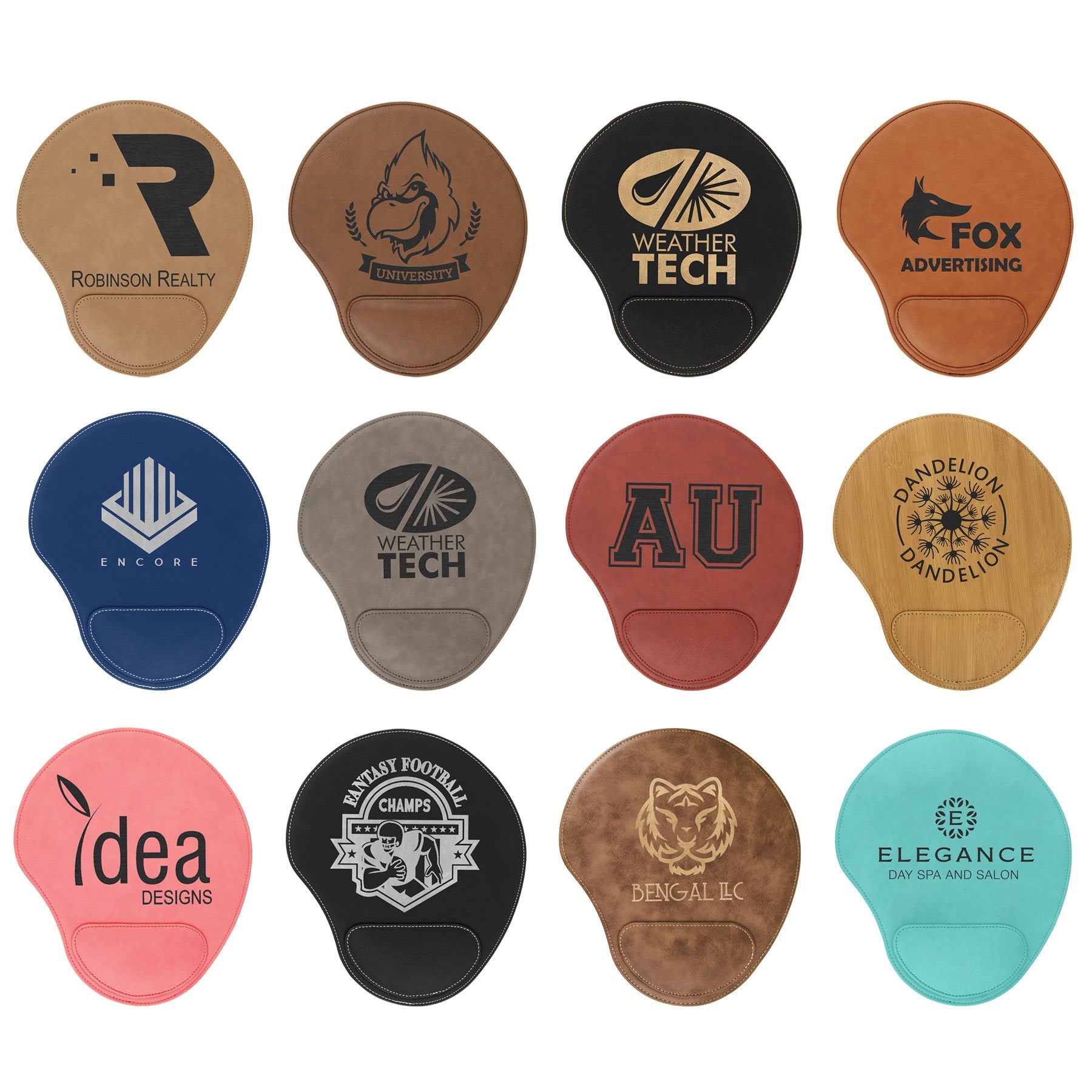 Leatherette Mouse Pad Custom Engraved
