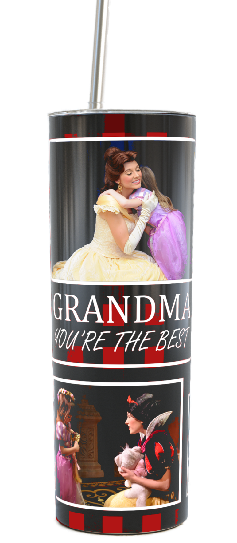 GRANDMA YOU'RE THE BEST Skinny 20oz Stainless Steel Tumbler