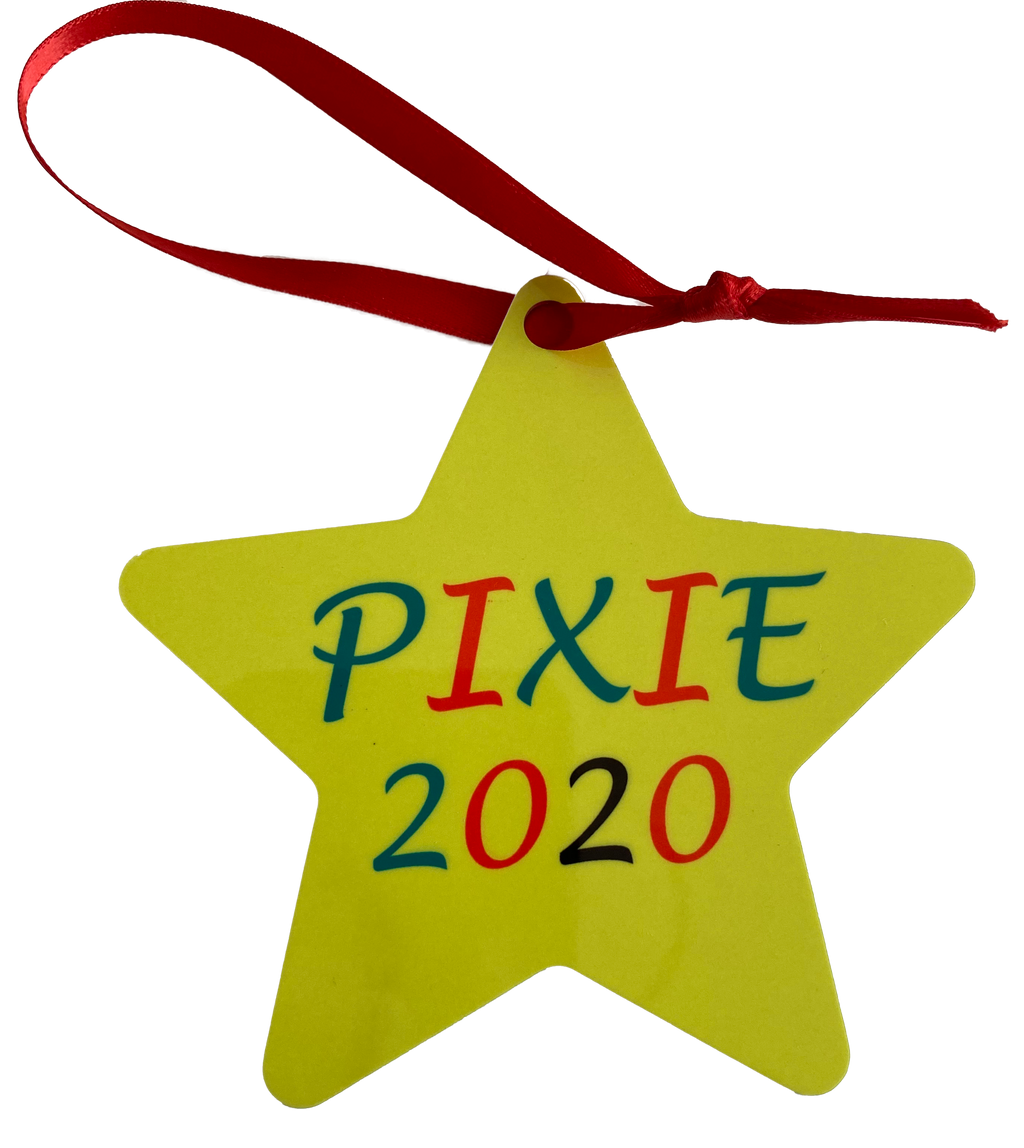 Star Keepsake 2 Sided Ornament