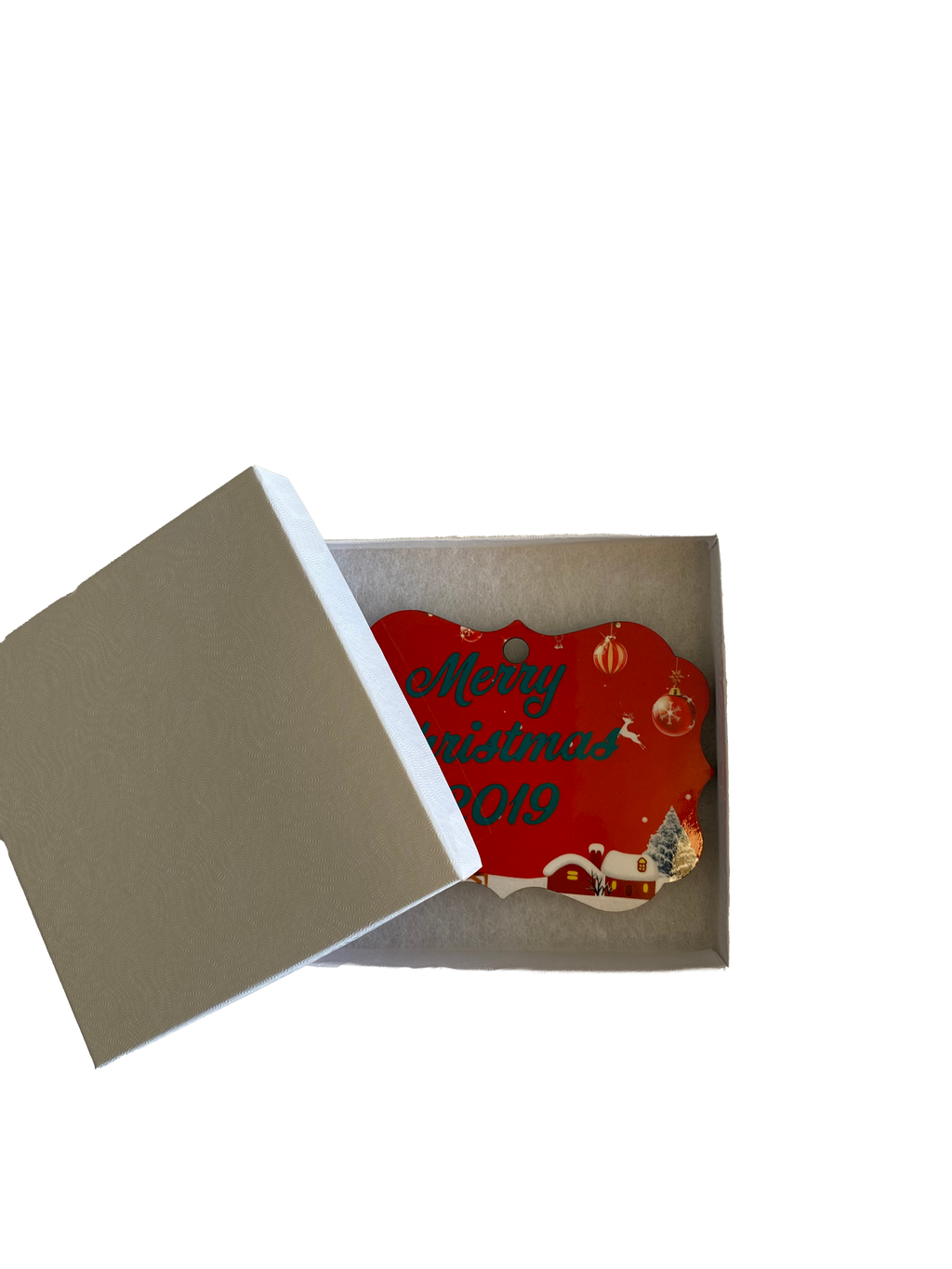 Benelux Shape Two Sided Hardboard Ornament