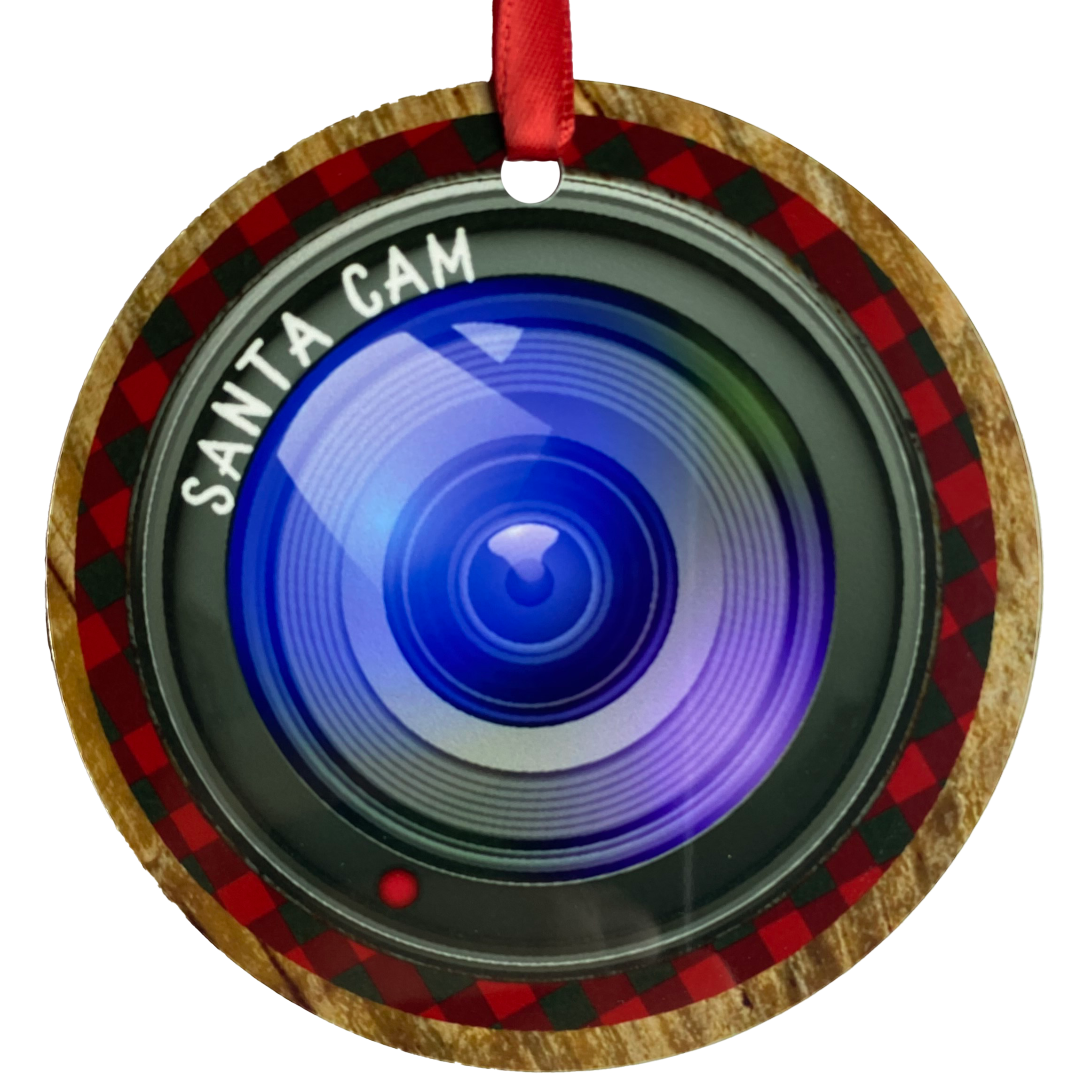 Santa Cam Dual Lense Ornament