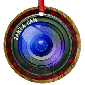 Santa Cam Dual Lense Ornament