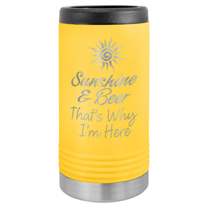 Personalized Skinny Insulated Drink Holder