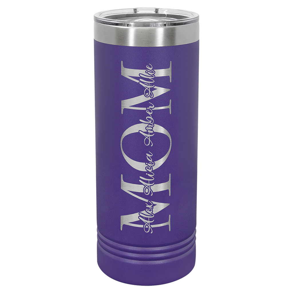 Personalized Skinny Insulated Drink Holder