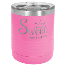 Load image into Gallery viewer, Personalized 10oz Insulated Tumbler w/ Clear Lid
