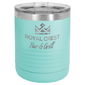 Personalized 10oz Insulated Tumbler w/ Clear Lid