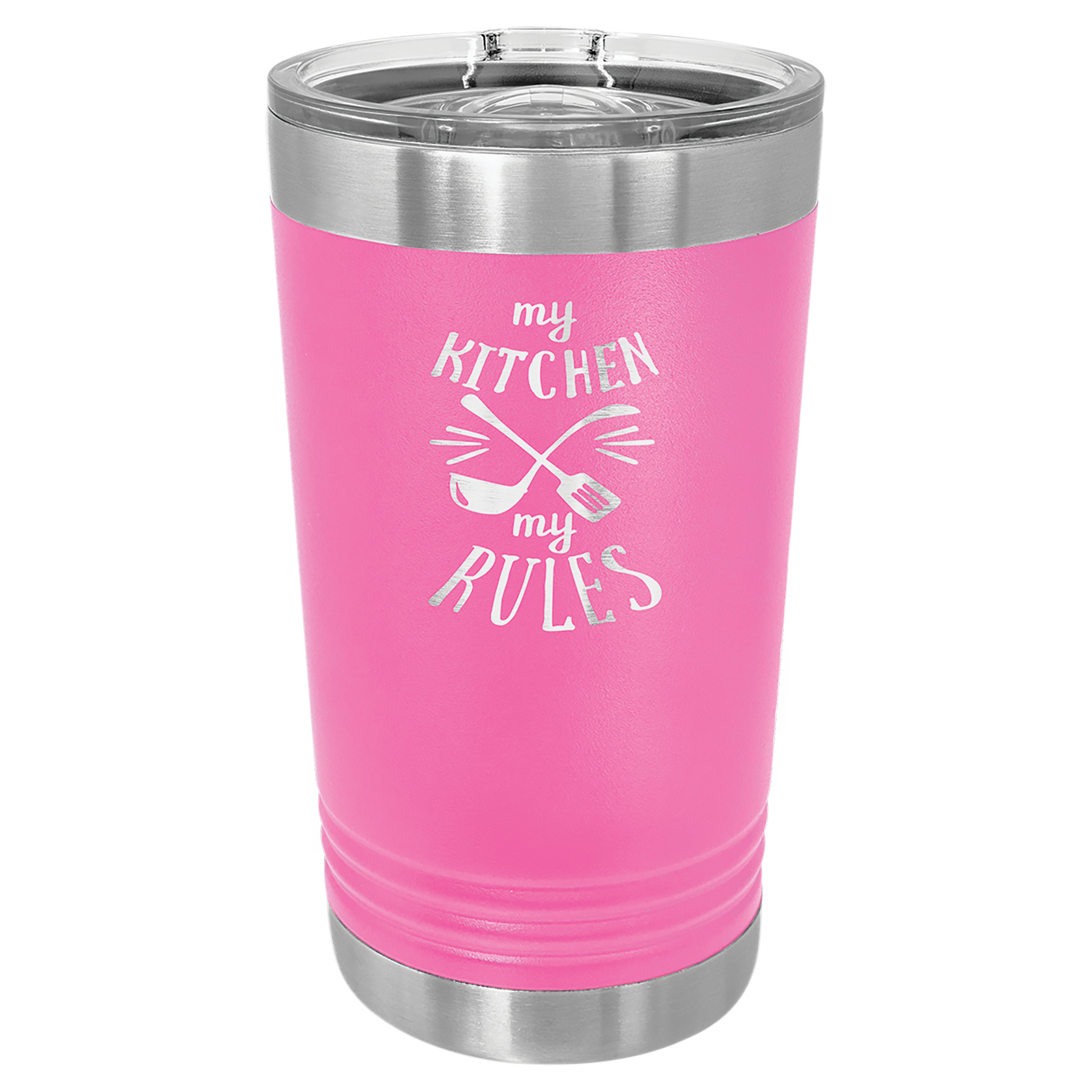 Personalized 16oz Pint Tumbler w/ Slider Lid