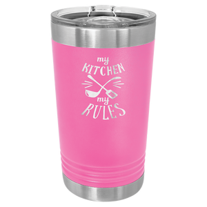 Personalized 16oz Pint Tumbler w/ Slider Lid