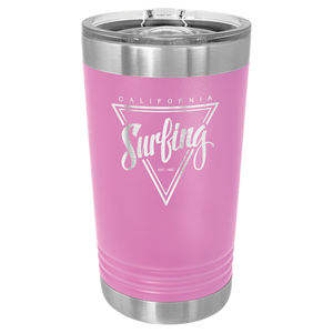 Personalized 16oz Pint Tumbler w/ Slider Lid