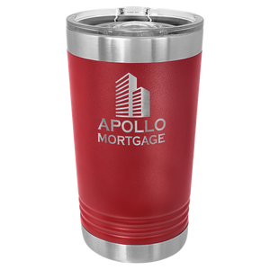 Personalized 16oz Pint Tumbler w/ Slider Lid